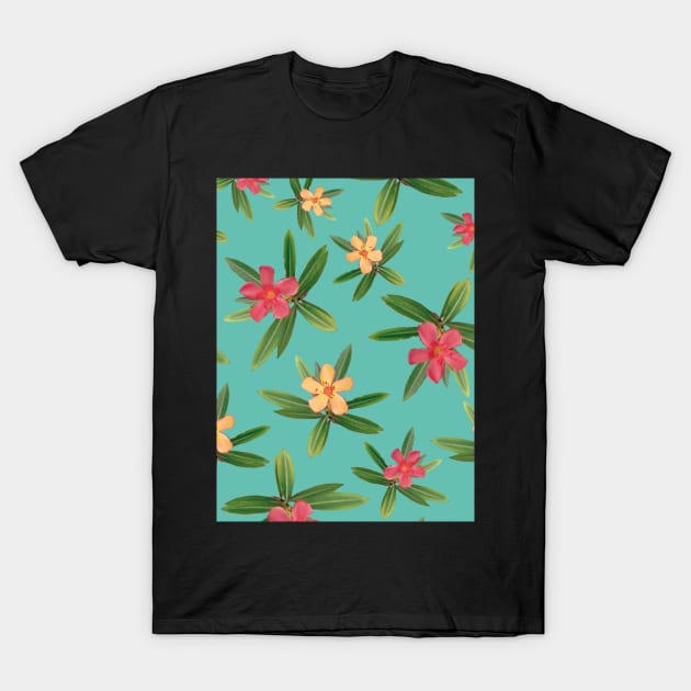 nerium oleander T-Shirt by irenepimentel